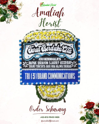 Papan Bunga Duka di Sumba Timur